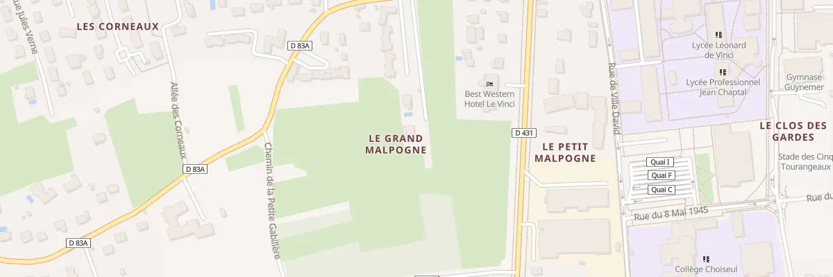 Plan du 15 Av Chanteloup à Amboise