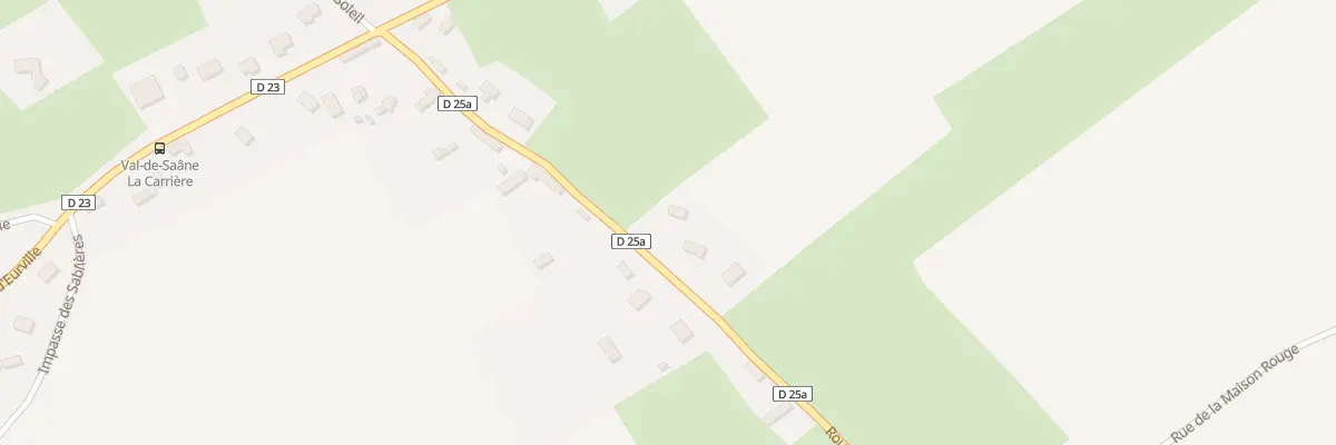 Plan du 233 Rte de Reniéville à Val-de-Saâne