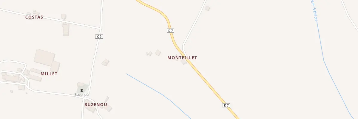 Plan du 5202 Monteillet à Garganvillar