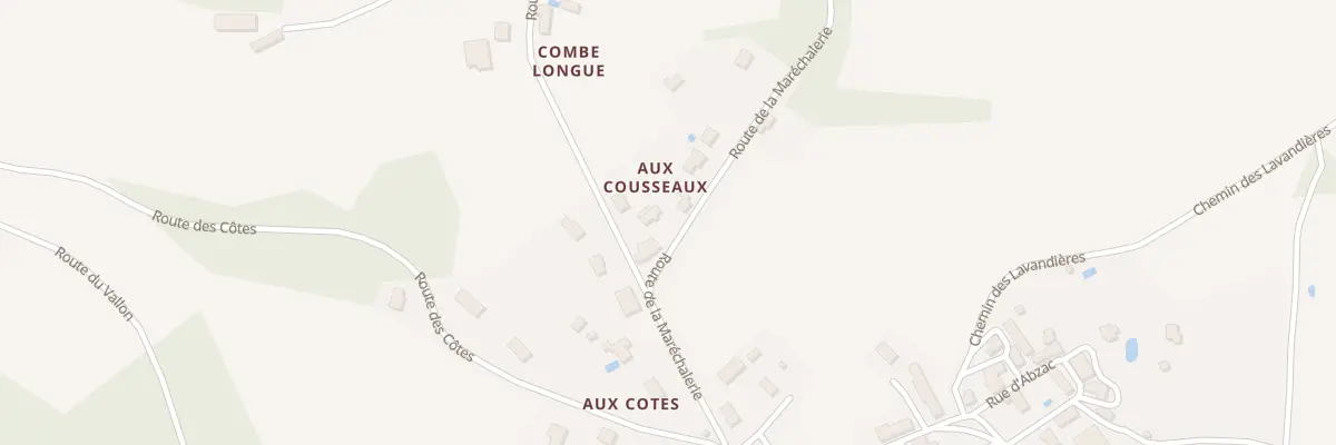 Plan du 30 Combe Longue à Limeyrat