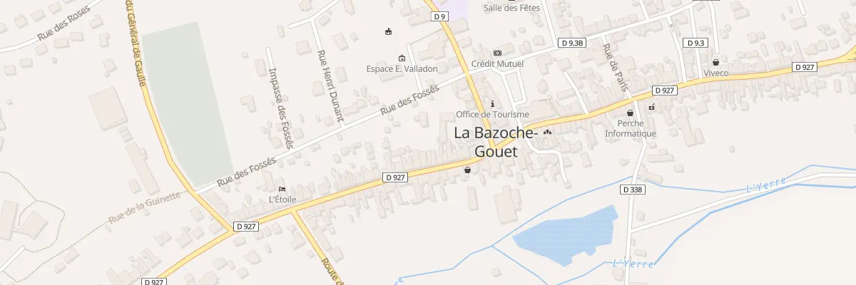 Plan du 14 Rue Jean Moulin à La Bazoche-Gouet