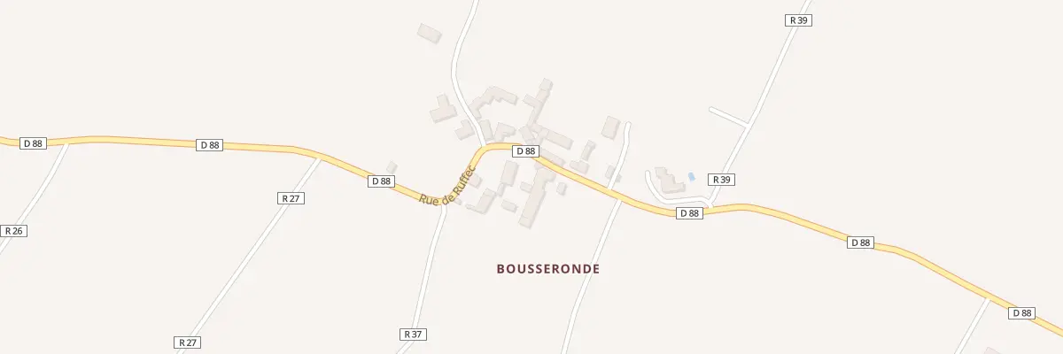 Plan du 6 Rue de Ruffec à Sauzelles