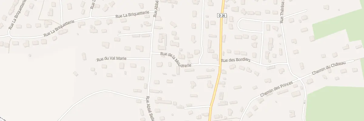 Plan du 3 Rue de la Moudrerie à La Saussaye