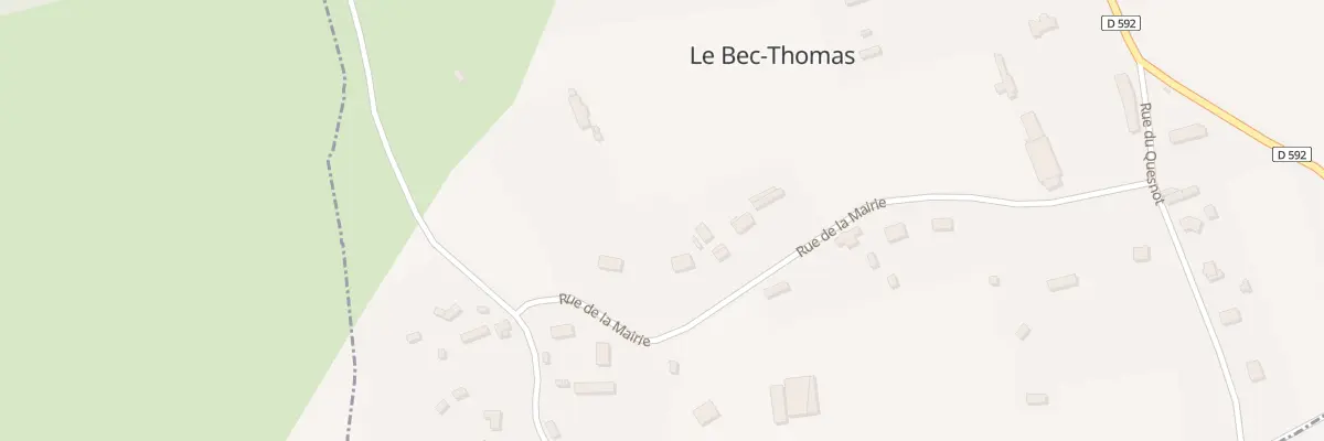 Plan du 3 Rue de la Mairie au Bec-Thomas