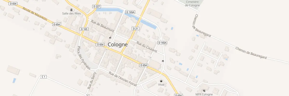 Plan du 18 Rue du Couvent à Cologne