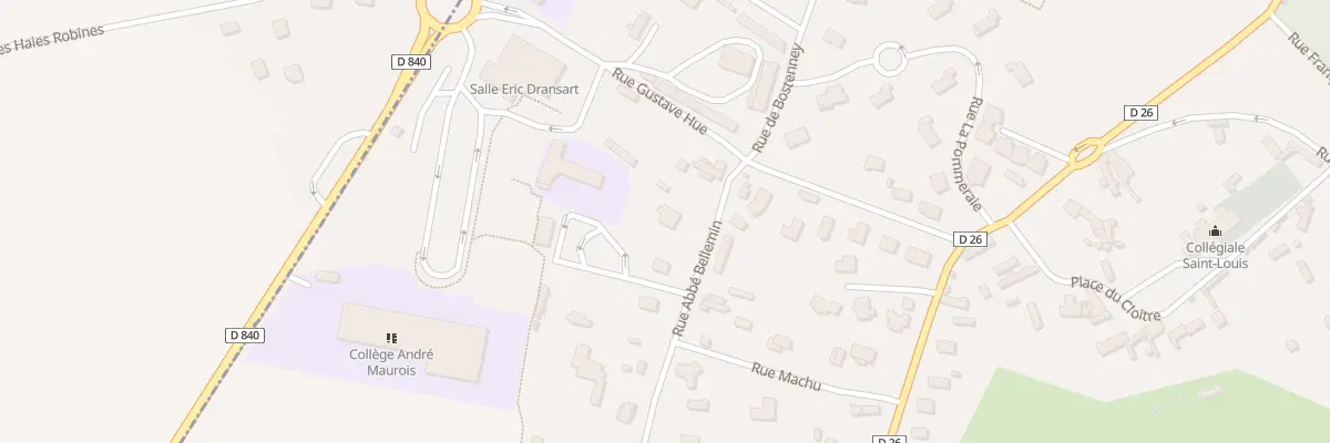 Plan du 4 Rue Abbé Bellemin à La Saussaye