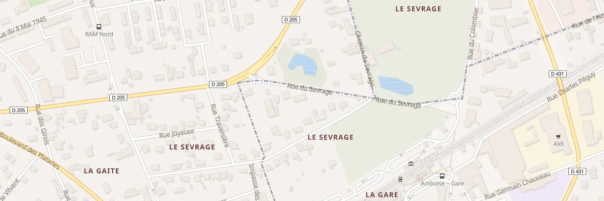 Plan du 10 Rue du Sevrage à Amboise