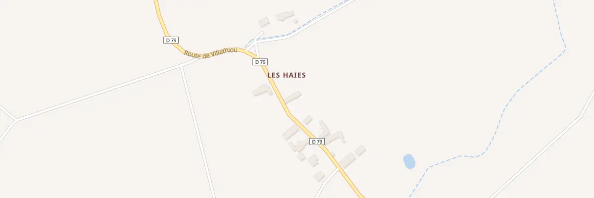 Plan du 69 Les Haies à Villeporcher
