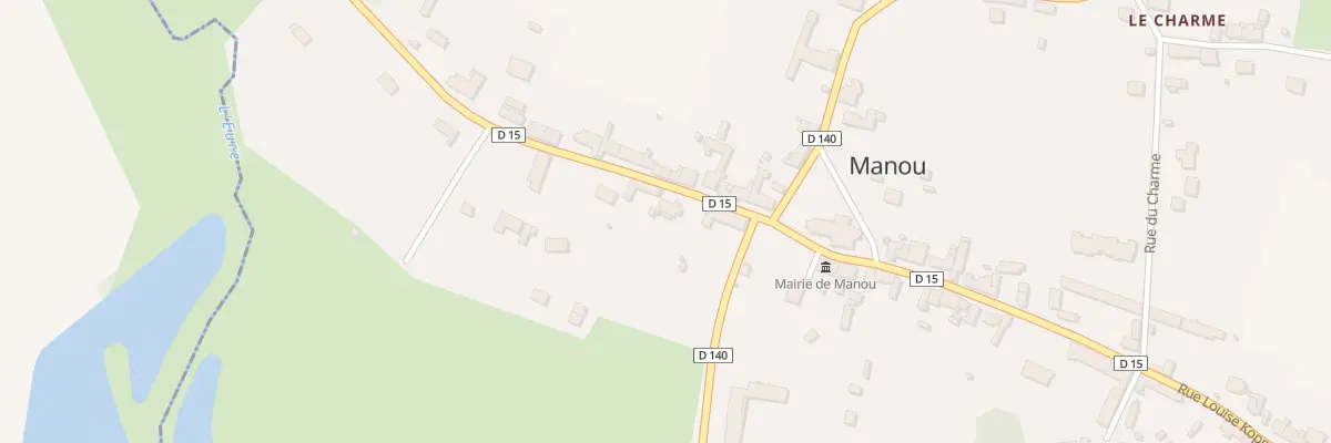 Plan du 3 Rue Louis Houde à Manou
