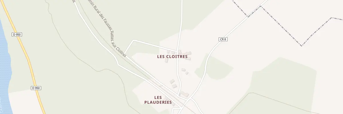 Plan du 5190 Les Cloitres à Fontgombault
