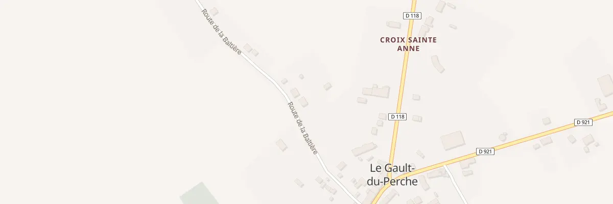 Plan du 19 Rte de la Baltière au Gault-du-Perche