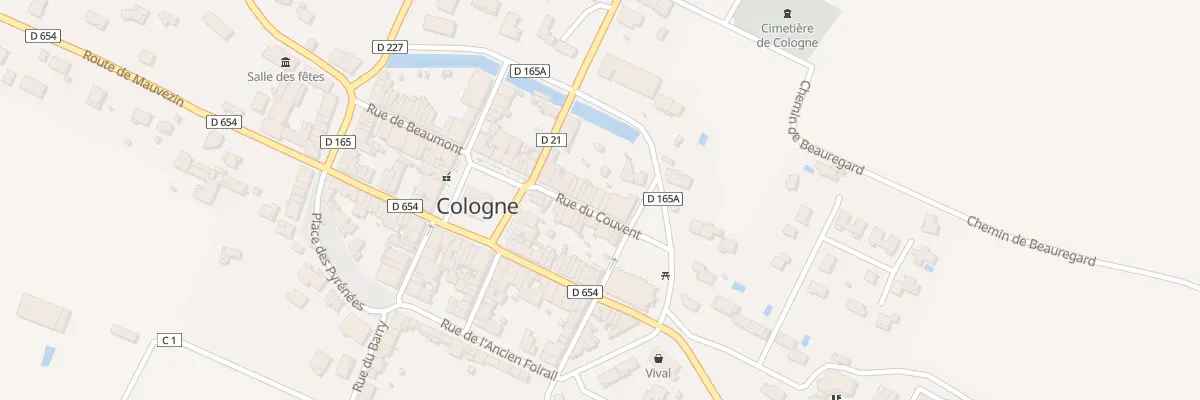 Plan du 13 Rue du Couvent à Cologne