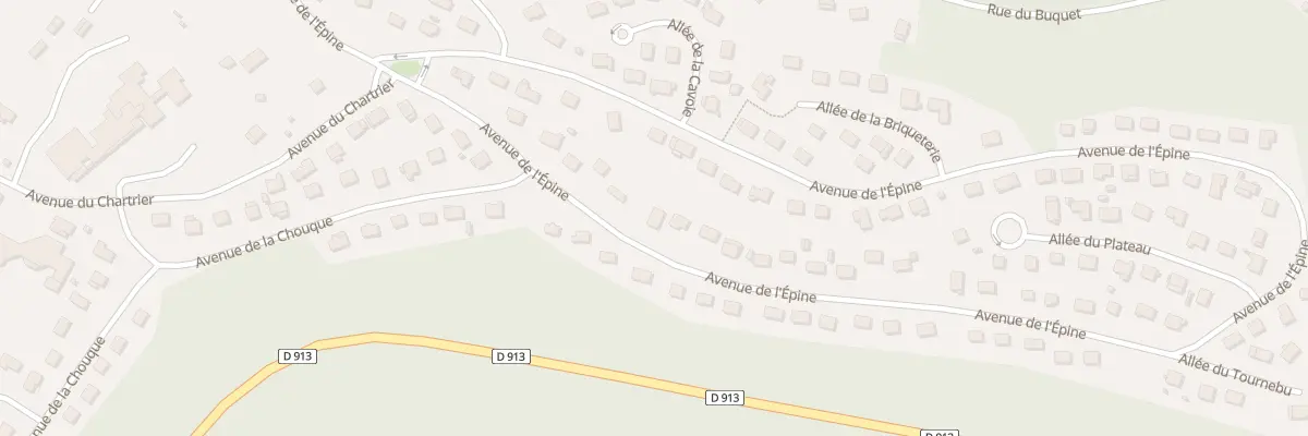 Plan du 1346 Av de l’Epine à Elbeuf