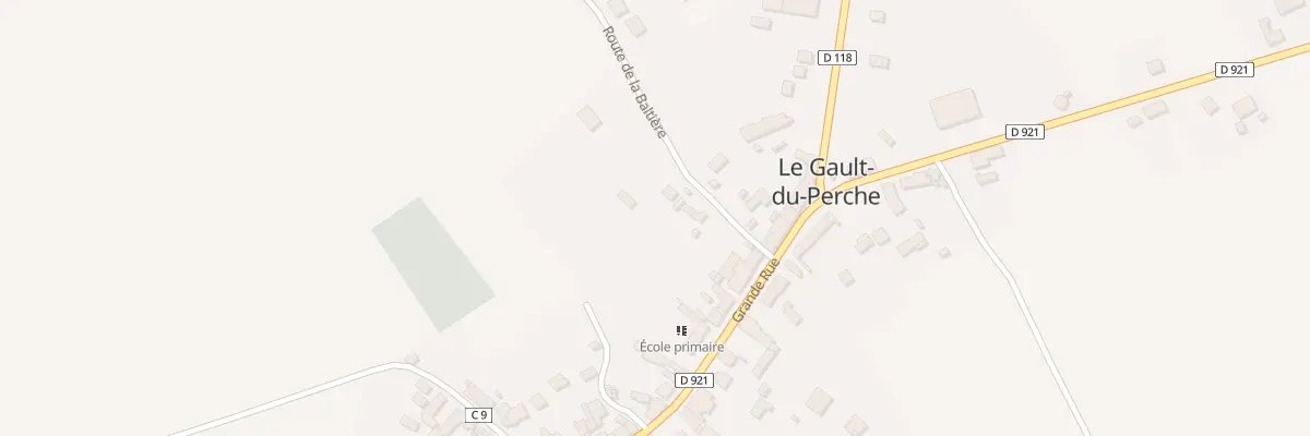 Plan du 4 Rte de la Baltière au Gault-du-Perche