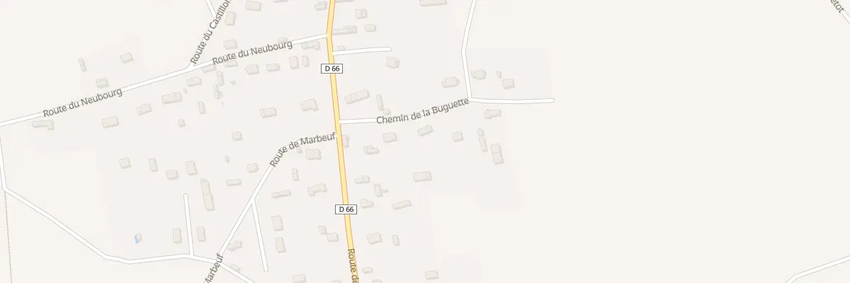 Plan du 3 Che de la Buguette à Cesseville