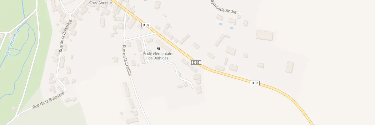 Plan du 28 Rue de la Fontaine à Béthines