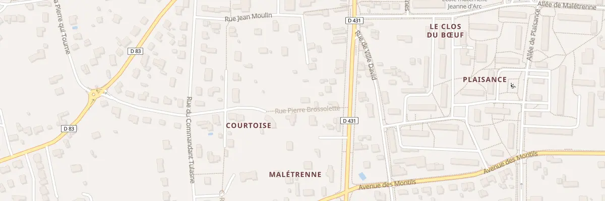 Plan du 124 Rue Bretonneau à Amboise
