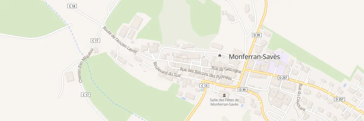Plan du 164 Rue de Gascogne à Monferran-Savès
