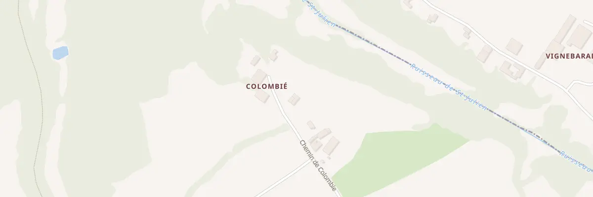 Plan du 5330 Colombie à Bourg-de-Visa