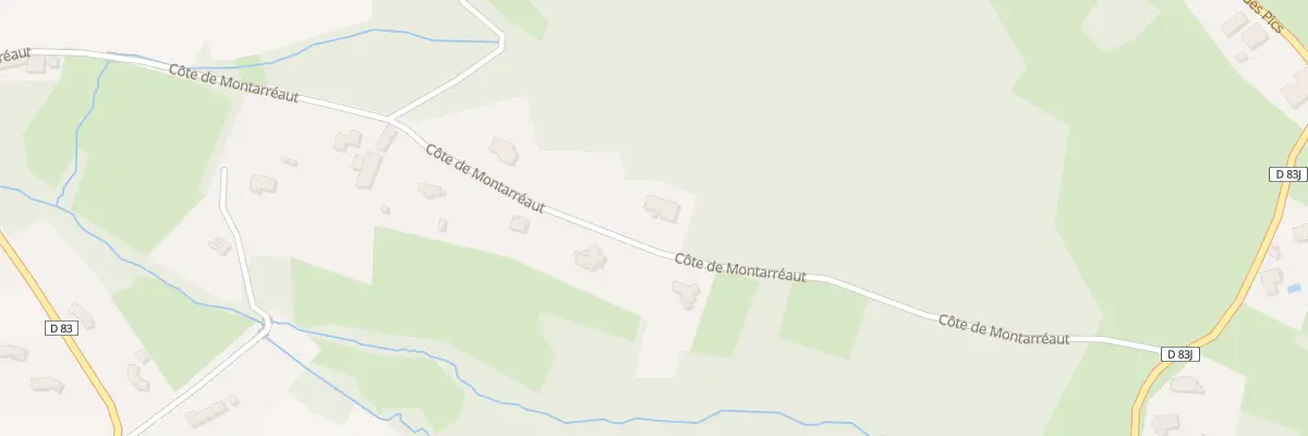 Plan de La Raix à Touille