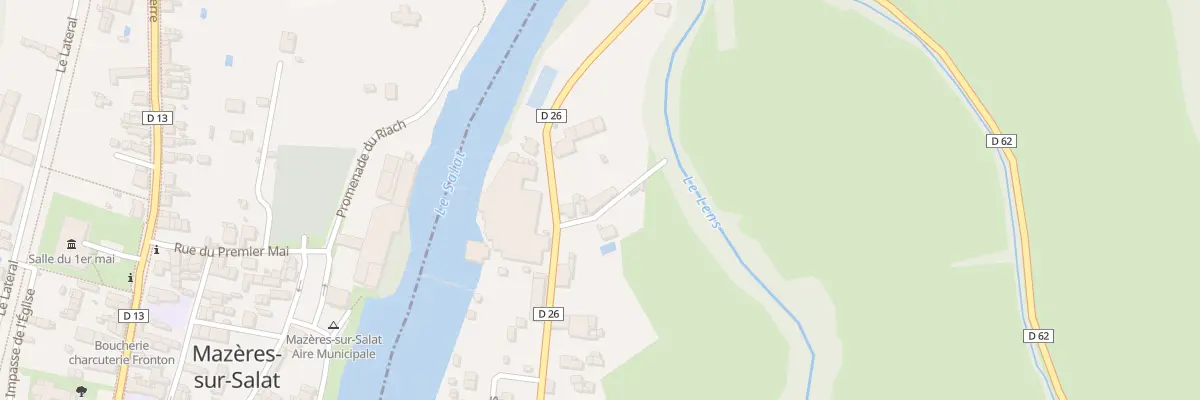 Plan du 9 Rue de Bouque de Lens à Cassagne