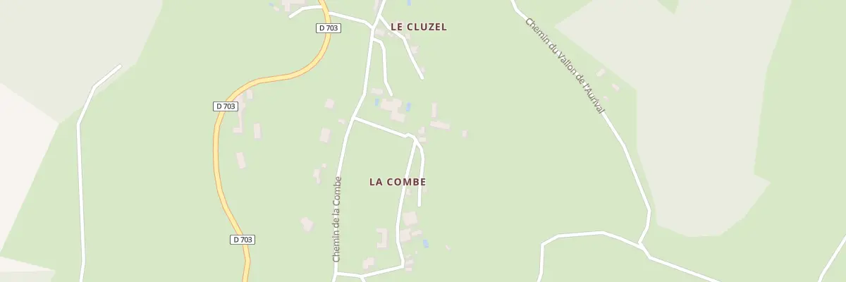 Plan du 258A La Combe à Coux et Bigaroque-Mouzens
