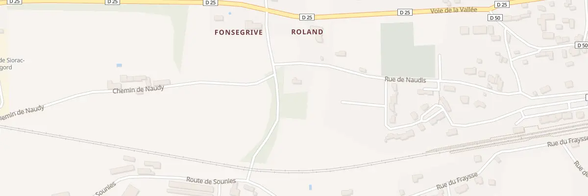Plan du 379 Rue de Naudis à Siorac-en-Périgord