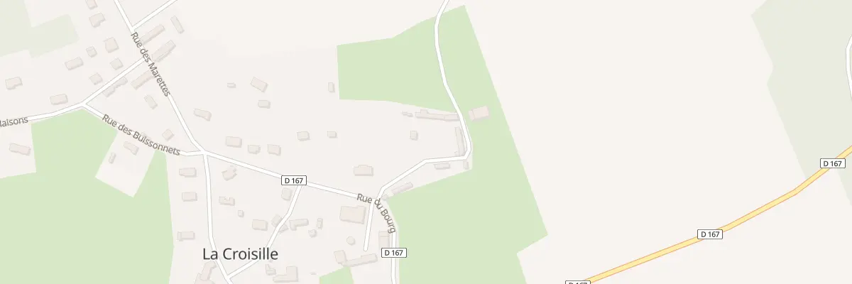 Plan du 3 Imp du Baligant à La Croisille