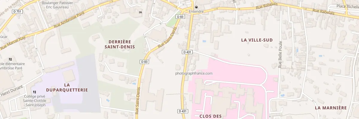 Plan du 20 Rue Bretonneau à Amboise
