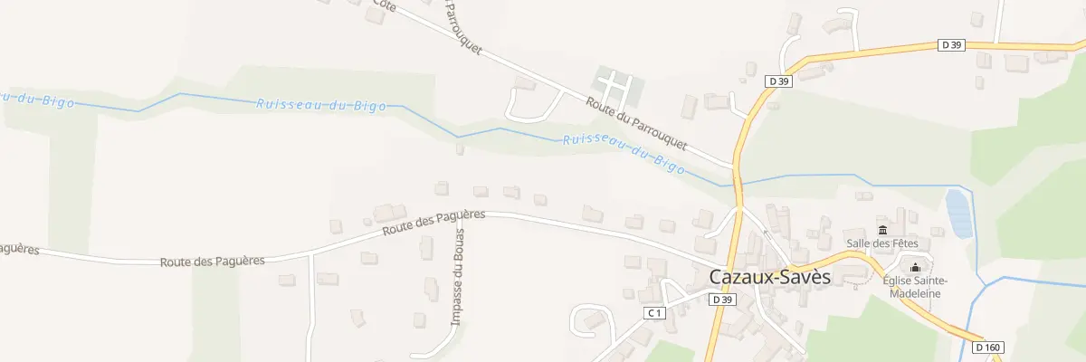 Plan du 5074 Le Village à Cazaux-Savès