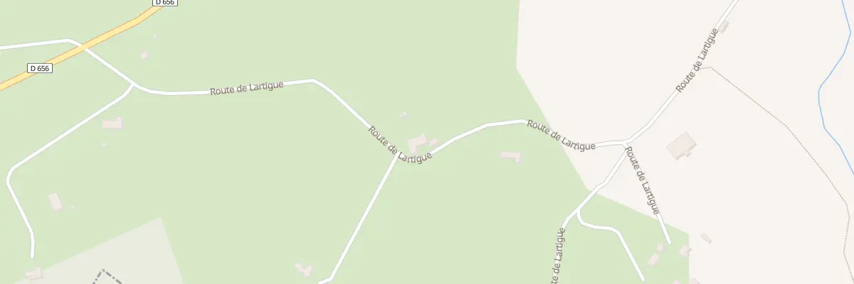 Plan du 46 Lartigue à Anthé