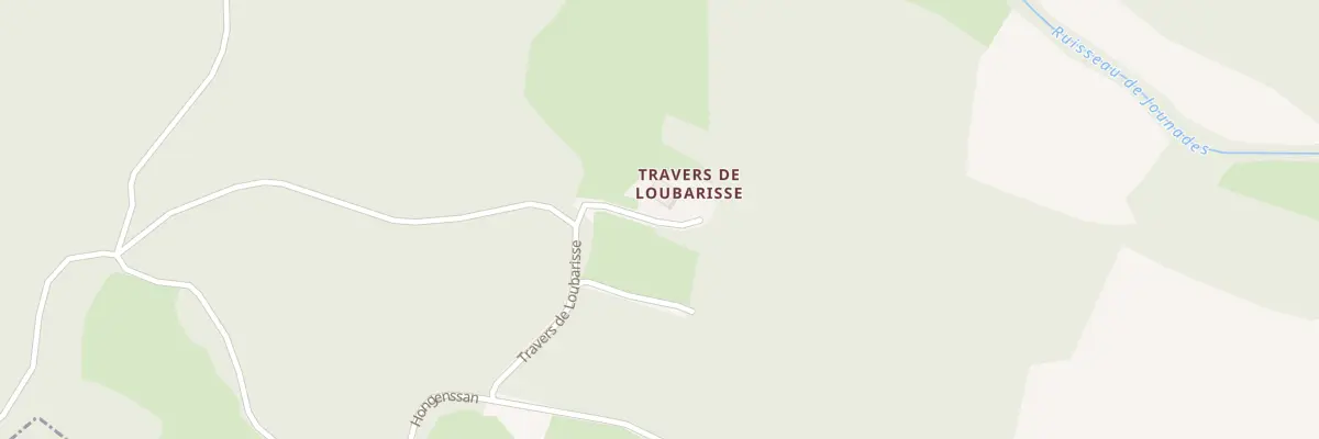 Plan du 394 Travers de Loubarisse à Marignac-Laspeyres