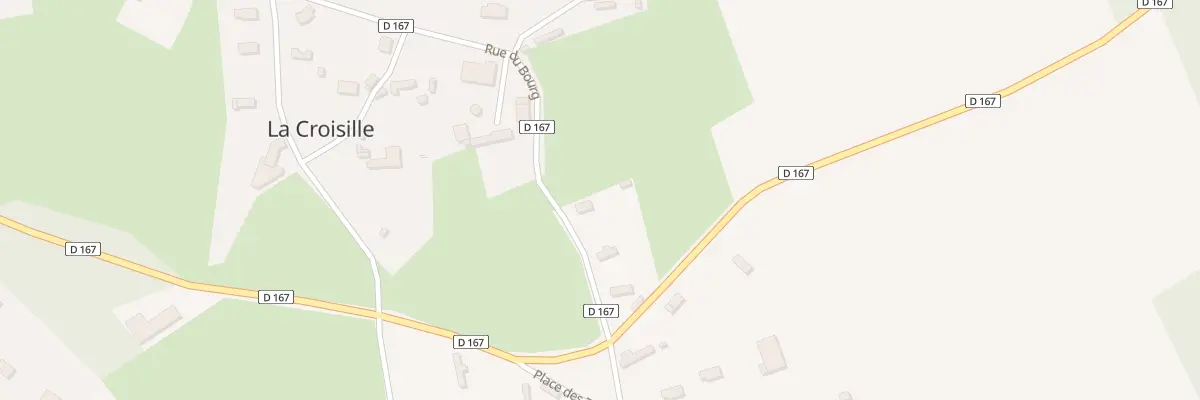Plan du 17 Rue du Bourg à La Croisille
