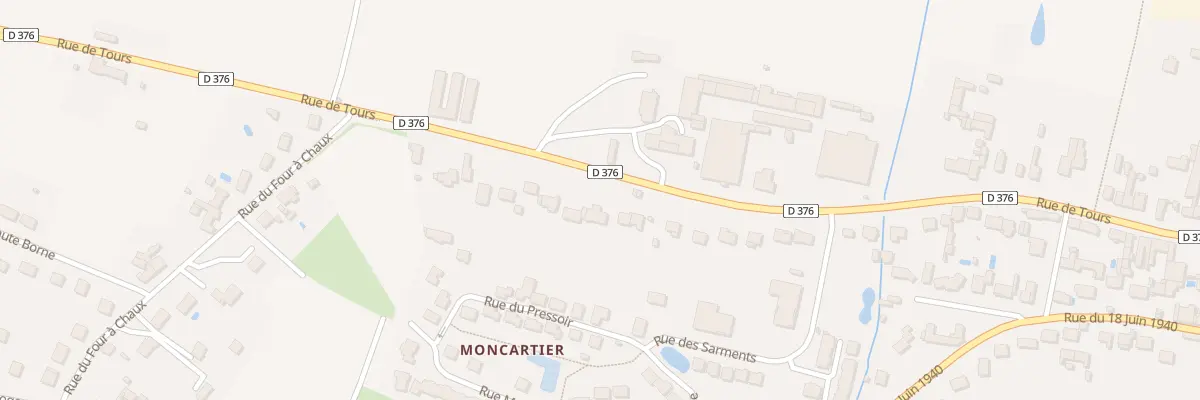 Plan du 14B Rue de Tours à Bléré