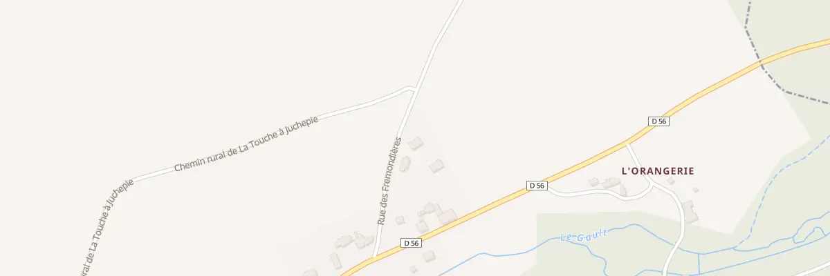 Plan du 4 Rue Les Fremondieres à Saunay