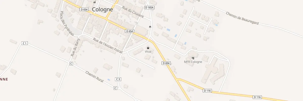 Plan du 12 Che de Ronde à Cologne