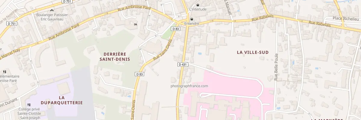 Plan du 16 Rue Bretonneau à Amboise