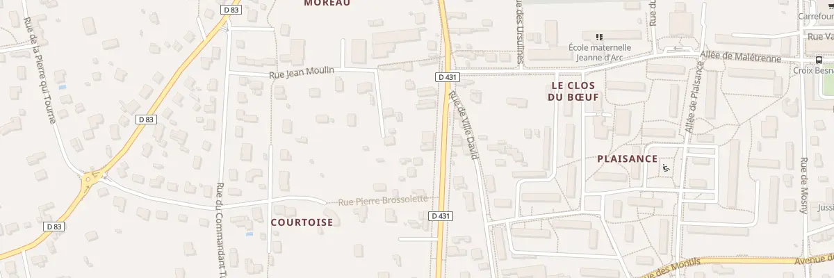 Plan du 116 Rue Bretonneau à Amboise