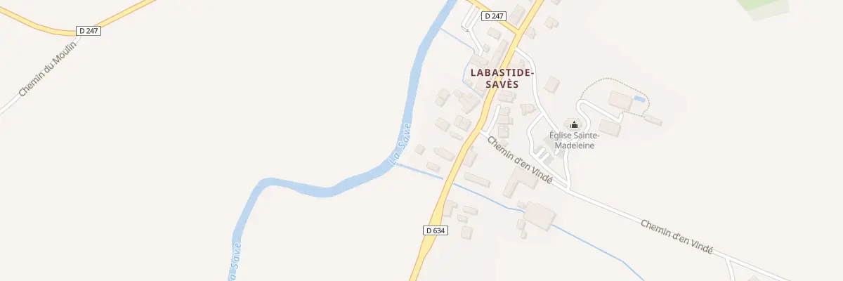 Plan du 873 Rte de l’Isle Jourdain à Labastide-Savès