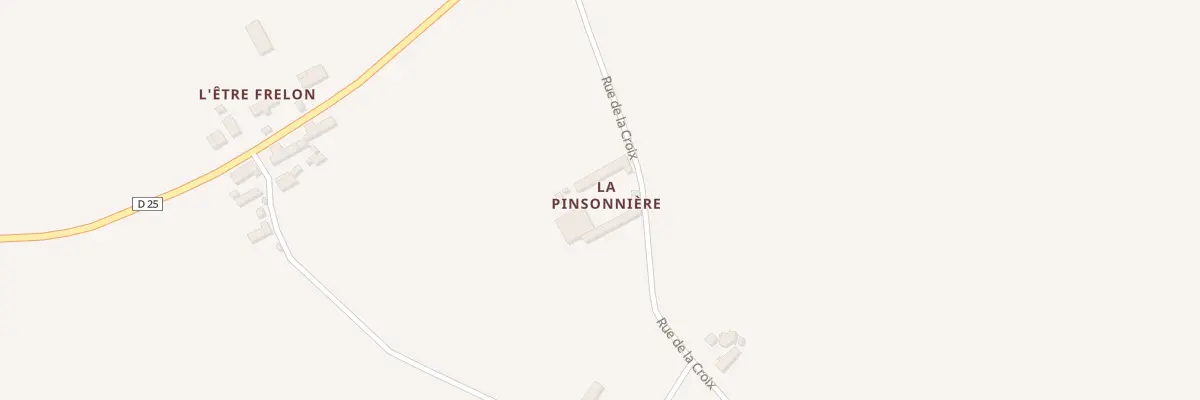 Plan du 1 Rue de la Croix à Vaupillon