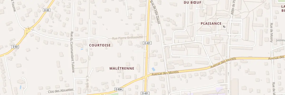 Plan du 134 Rue Bretonneau à Amboise