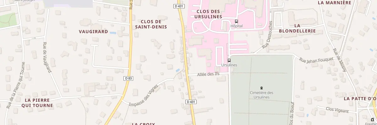 Plan du 95 Rue Bretonneau à Amboise