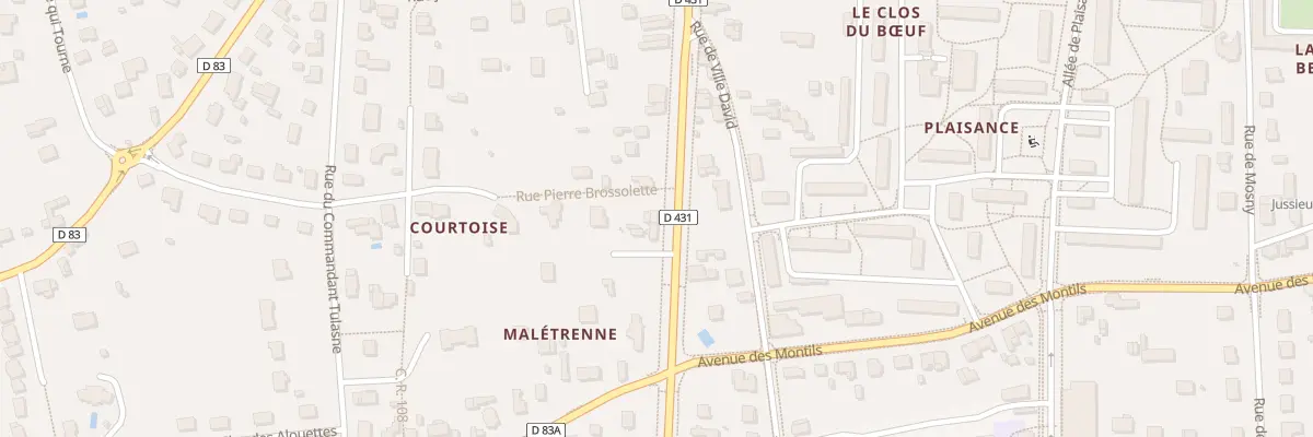 Plan du 132 Rue Bretonneau à Amboise