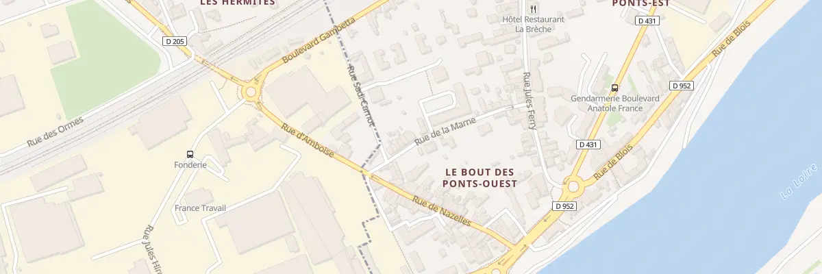 Plan du 18 Rue de la Marne à Amboise