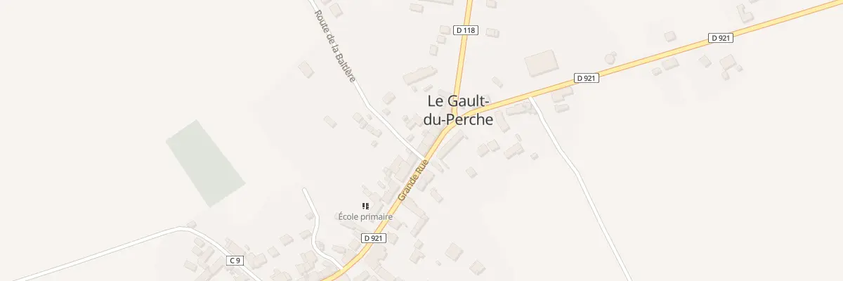 Plan du 13 Grande Rue au Gault-du-Perche