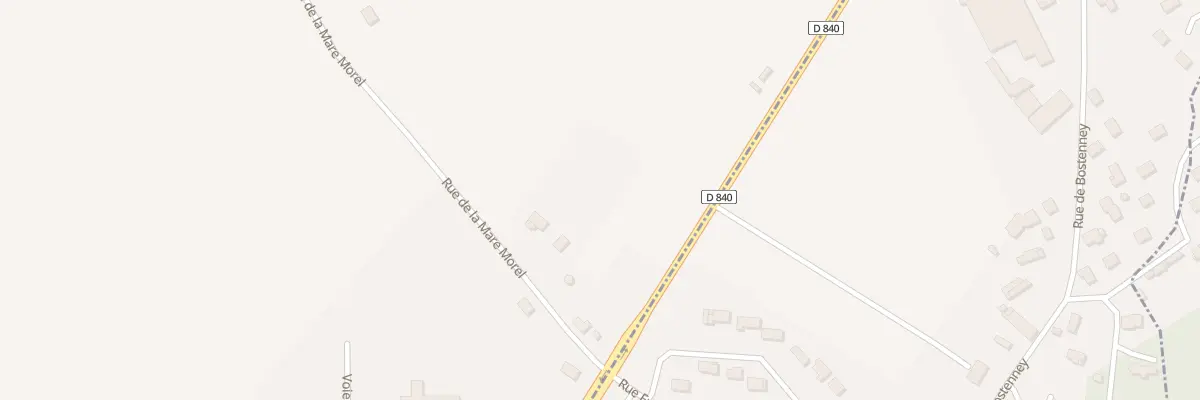 Plan du 25 Rue de la Mare Morel au Thuit de l’Oison