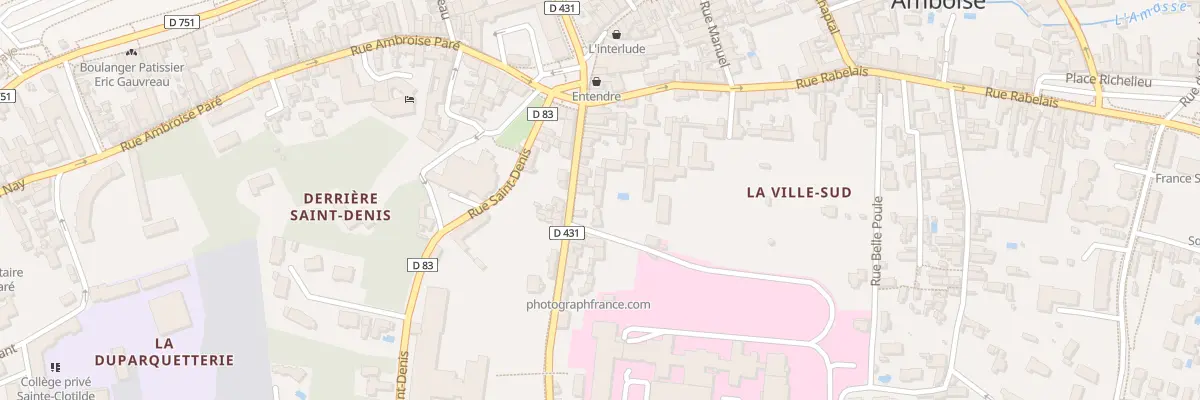 Plan du 19 Rue Bretonneau à Amboise