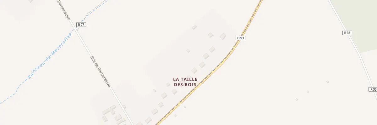 Plan du 3375 Rte Taille des Rois à Loches