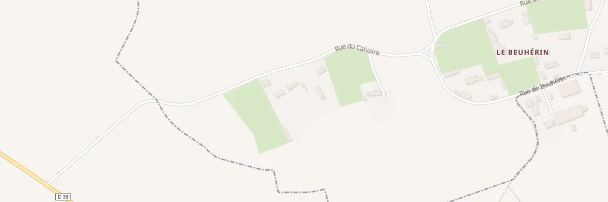 Plan du 20 Rue du Calvaire à Écauville