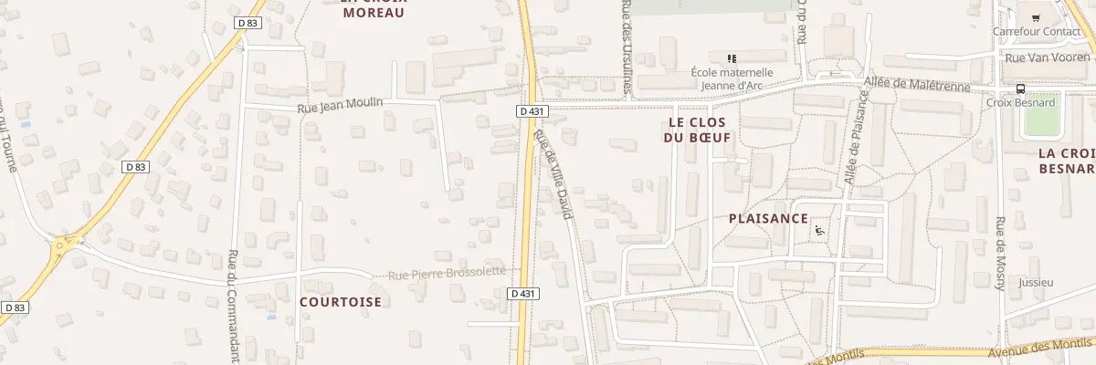 Plan du 127 Rue Bretonneau à Amboise